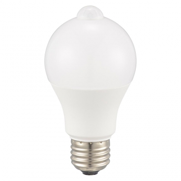 LED電球 E26 40形相当 人感明暗センサー付き 昼光色 [品番]06-5588