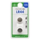 アルカリボタン電池 LR44 2個入 [品番]08-4137